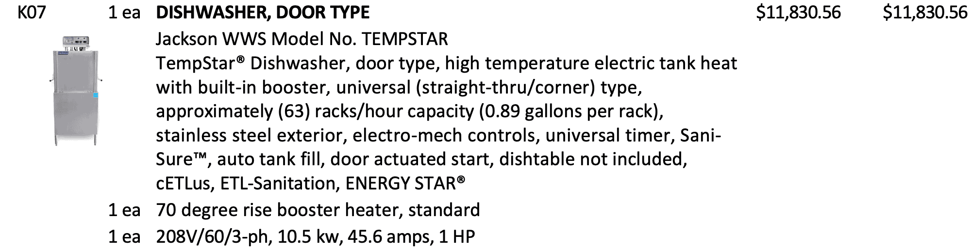 Dishwasher, Door Type